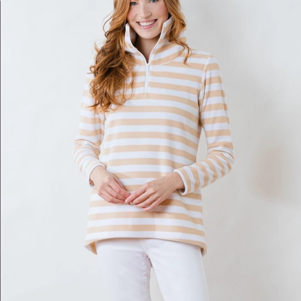 Dudley Stephen’s Prospect Pullover Fleece Blush S 2 4
